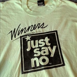 Vintage Winner Just Say No To Drugs Tee